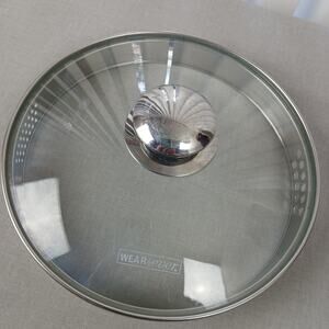 Wearever tempered glass and stainless steel replacement pot lid 8"